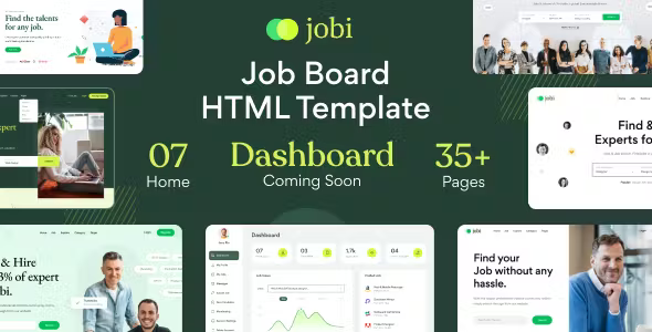 Jobi - Responsive Job Board HTML Template