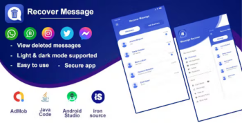Message/Chat Recover For All Social Media - User & Group wise