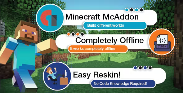 Minecraft McAddon Template Project | Create McAddon Android App