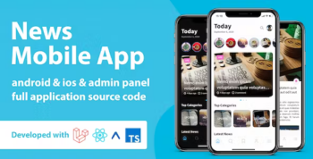 News Mobile Application with Admin Panel | React Native & PHP Laravel 9.0
