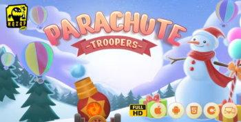 Parachute Troopers - Educational Fun Game (Construct)
