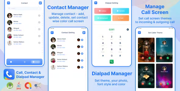 Contacts - My Photo Easy Phone Default Dialer - Color Call Screen - Flash (Admod & ironSource Ads)