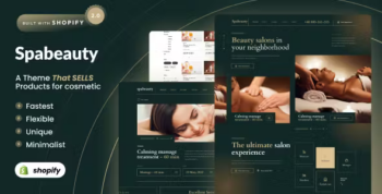Spa Beauty - Therapy & Wellness Shopify 2.0 Theme