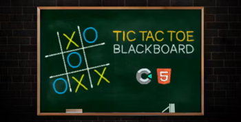 Tic Tac Toe Blackboard (Construct 3 - HTML5)