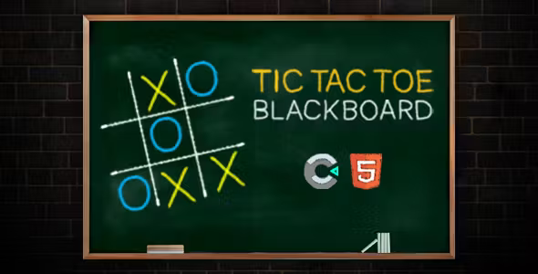 Tic Tac Toe Blackboard (Construct 3 - HTML5)