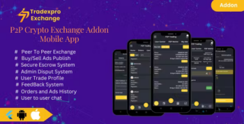Tradexpro P2P - Mobile App Crypto Exchange Addon