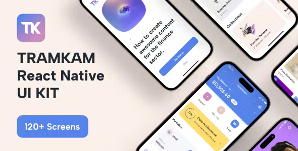 Tramkam - 150 Screens React Native App