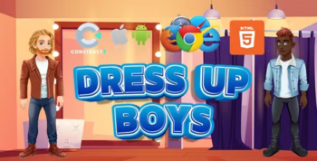 Dress Up Boys - Dress Up Game - HTML5/Desktop/Mobile (C3P)