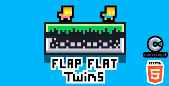 Flapflat Twins - HTML5 Game - Construct 3