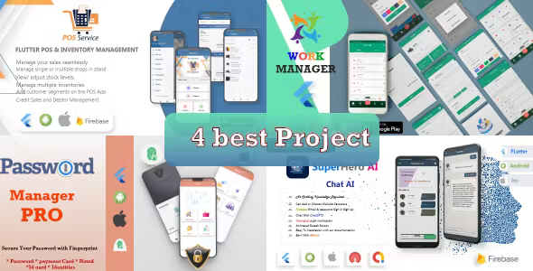 4 In 1 - Best Bundle of Flutter App 2023