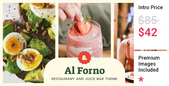 Al Forno - Restaurant and Juice Bar Theme