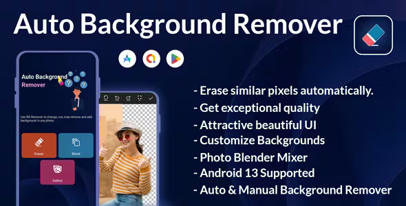 Auto Background Remover - Background Eraser Photo Editor - Auto BG Changer - Photo Blender Mix Photo