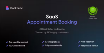 Booknetic - Appointment Booking & Appointment Scheduling & Calendar reservation [SaaS]