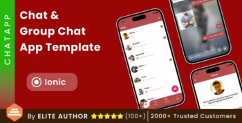 Chat & Group Chat App Template Ionic | Whatsapp Clone Ionic Template | ChatApp