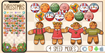 Christmas Shooter - HTML5 Game, Construct 3