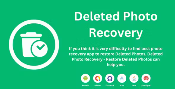 Deleted Photo Recovery with Admob Ads | Facebbok | AppLovin Ad