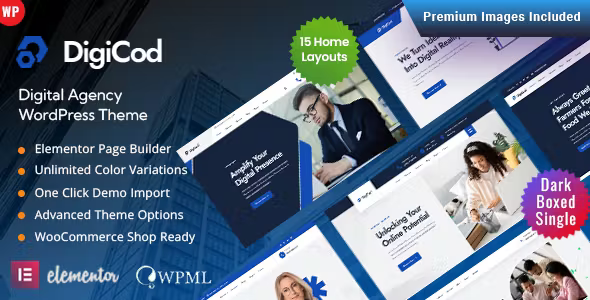 Digicod - Digital Agency WordPress Theme
