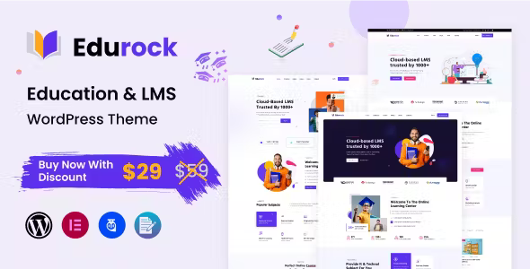 Edurock - Education WordPress Theme