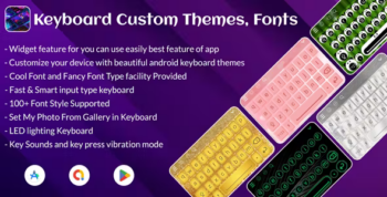 Keyboard Themes Emoji Fonts – My Photo Keyboard Themes - Stylish Keyboard Fonts Themes
