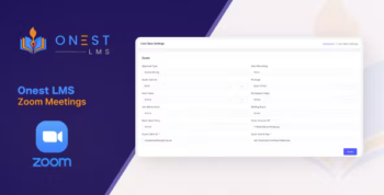 Onest LMS - ZoomMeeting Addon - Seamless Video Conferencing and Collaboration