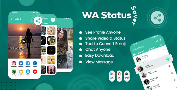 Status Saver - Download Status - Video Download - Video Downloader - Save Video Status for Whatsapp