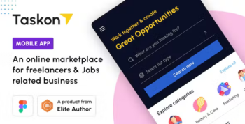 Taskon - Task marketplace Mobile APP Design