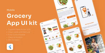 The Flutter Grocery App - Grocery App Template