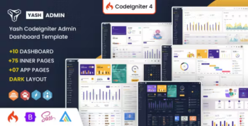 YashAdmin - Codeigniter Sales Management System