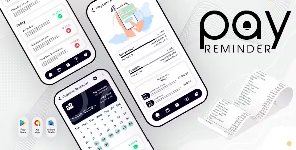 Bills Reminder Plus - Payments Conta - Bill Organizer - Easy Bills Reminder - Track Payment