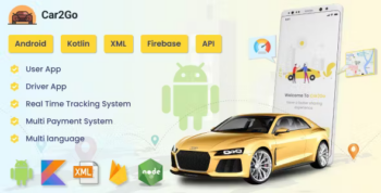 Car2Go - One Stop Ride Share Platform | User Native Android App | Driver Native Android App (Kotlin)