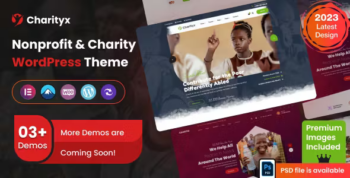Charityx - Charity & Nonprofit WordPress Theme