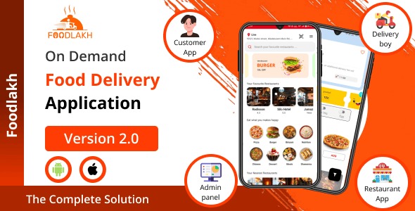 Food Mobile App | UberEats Clone | Food Delivery App | Restaurant Delivery App | FoodLakh
