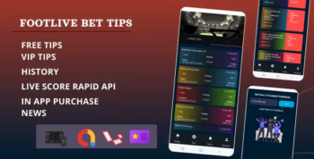 Footlive Football Prediction Android App With PHP Laravel Admin Panel