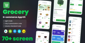 Grocery - E Grocery App React Native CLI Ui Kit