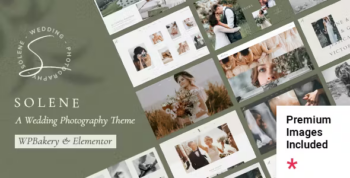 Solene - Wedding Photography WordPress Theme