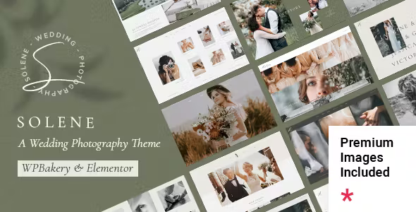 Solene - Wedding Photography WordPress Theme