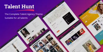 Talent Hunt - Model Management WordPress CMS Theme
