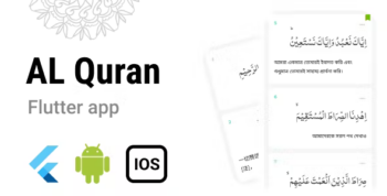 AL Quran - flutter android ios app with audio feature