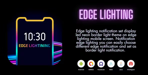 Edge Lighting App - Admob Ad | Facebook Ad | Max Ads