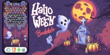 Halloween Bubble - HTML5 Game,Construct 3