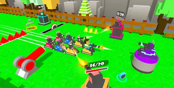 Unity Game Template - Tankie Snaker Attack