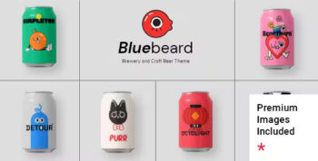 Bluebeard - Brewery and Craft Beer Theme