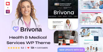 Brivona - Clinical Websites WordPress Theme with Appointments Booking