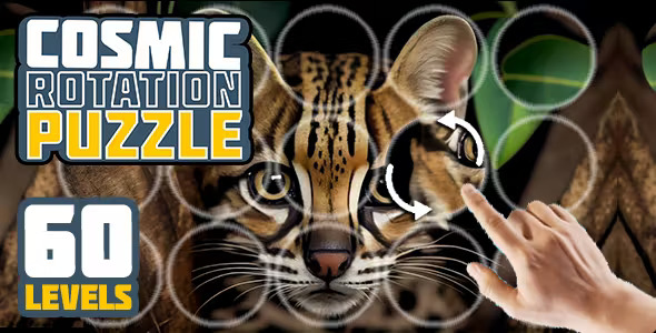 Cosmic Rotation Puzzle - HTML5 & Construct3
