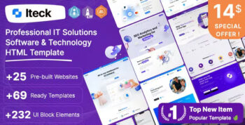 Iteck - Software & Technology HTML Template