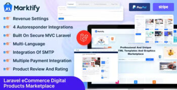 Marktify - Laravel eCommerce Digital Product Multivendor Marketplace
