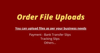 Order File Uploads - Payment receipt, Purchase Order Etc - OpenCart