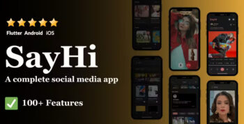 SayHi Social - (Timeline, chat, Live,Instagram,Reels,Facebook,Twitter,Threads, TikTok)