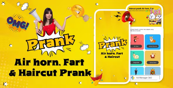 Air horn, Fart & Haircut Prank, fart - Funny Prank Sounds - Police Siren Sounds