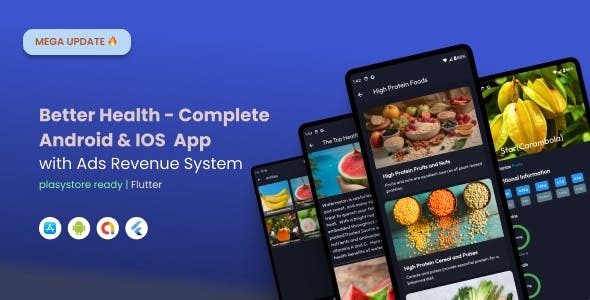 Better Health Android & IOS Latest SDK Support Full App | Earning Google Ads